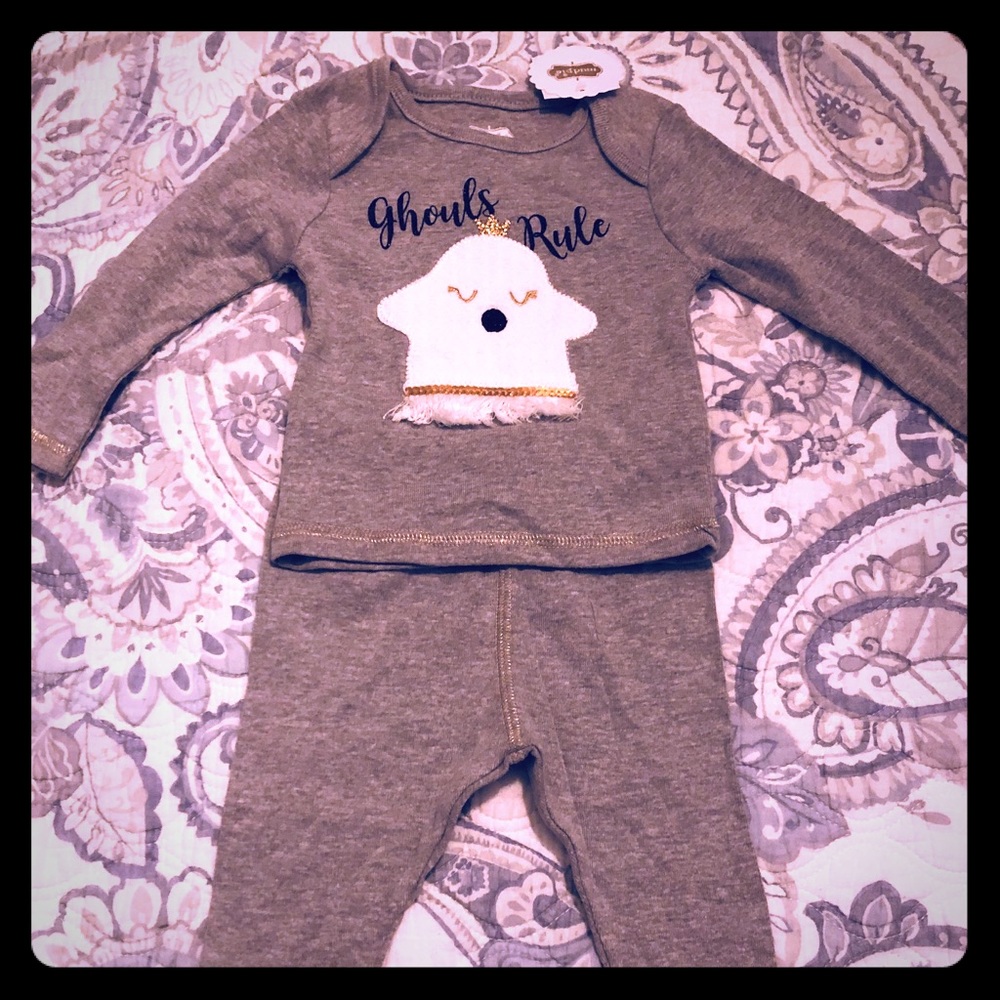 NWT Mud Pie 3-6m Ghost Outfit